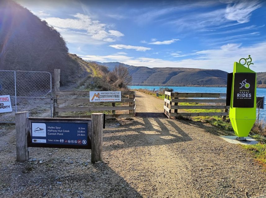 Cromwell: Lake Dunstan Trail Bike Rental and Luxury Shuttle - Clip-ons, cliffs, and the Hugo suspension bridge