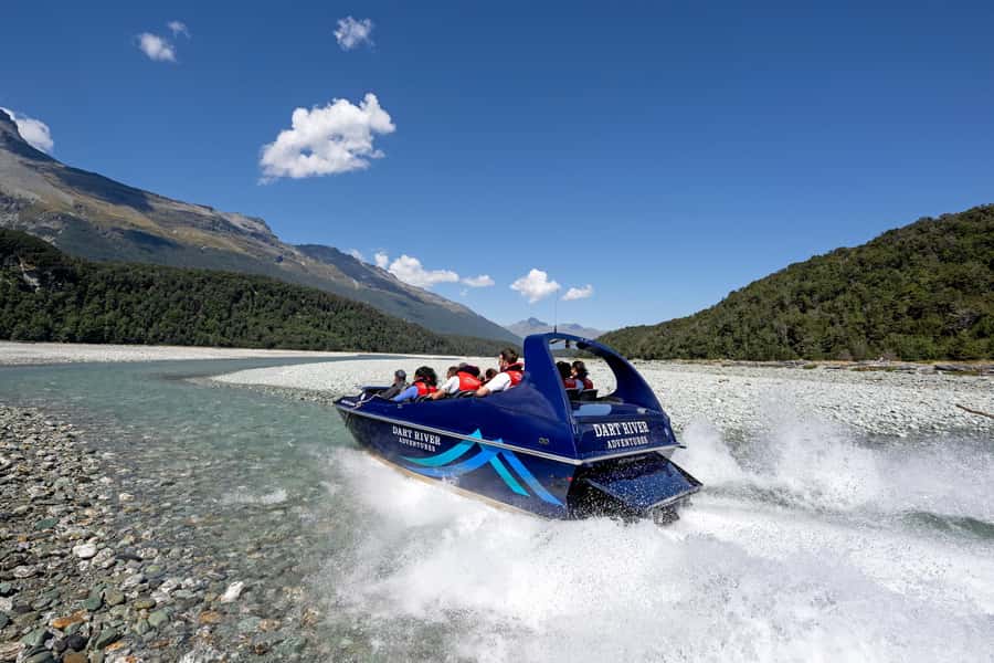 From Queenstown: Dart River Wilderness Jet Boat Experience - The drive from Queenstown to Glenorchy