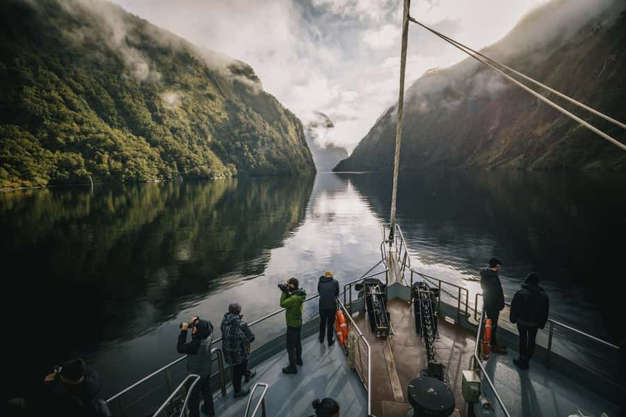 From Queenstown: Doubtful Sound Wilderness Day Trip - The coach ride beside Lake Wakatipu