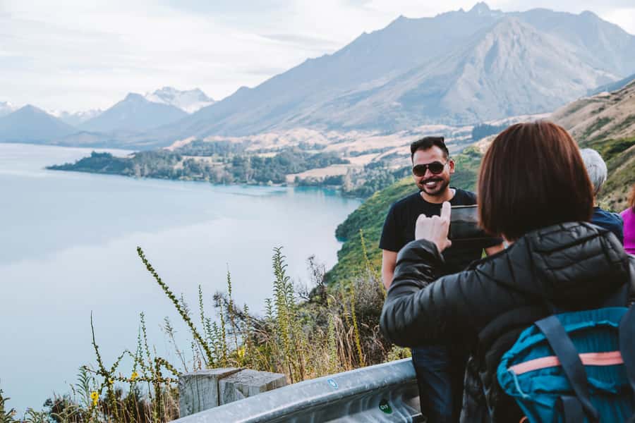 From Queenstown: Glenorchy and Paradise Scenic Half-Day Tour - Glenorchy red shed, lakefront, and local stories