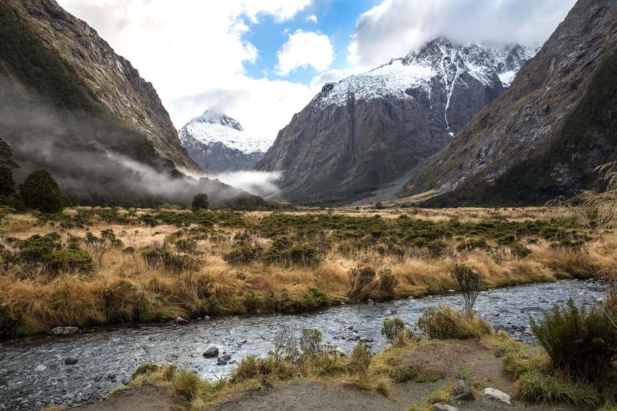 From Queenstown Milford Sound Cruise & Glass-Roof Coach Tour - Mirror Lakes and the reflective mountain view