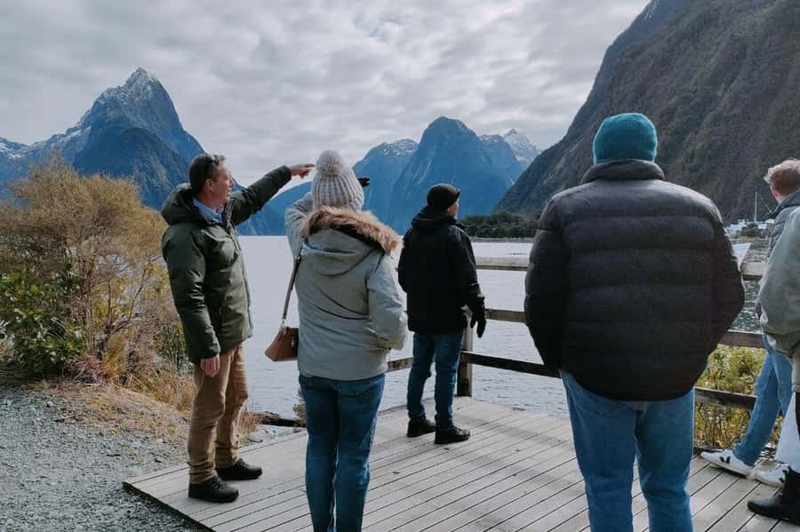 From Queenstown: Milford Sound Flight and Cruise with Lunch - Landing beneath Mitre Peak