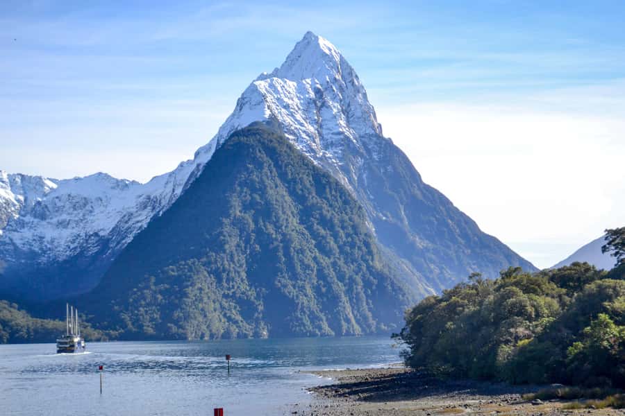 From Queenstown: Milford Sound Premium Day Tour and Cruise - Mirror Lakes and the short rainforest walk