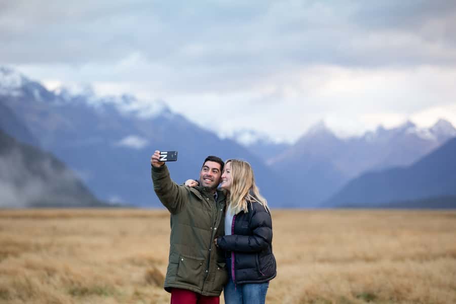 From Te Anau: Milford Sound Cruise & Glass-Roof Coach Tour - Mirror Lakes and the road into Milford Sound