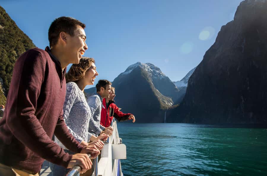 From Te Anau: Milford Sound Premium Bus Tour and Cruise - Milford Sound from the water