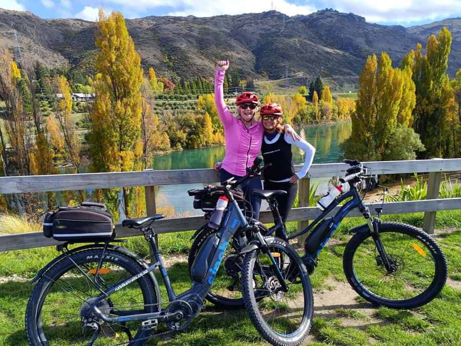 From Wanaka - Bike the Dunstan Trail with shuttle return - The engineered cliffside sections