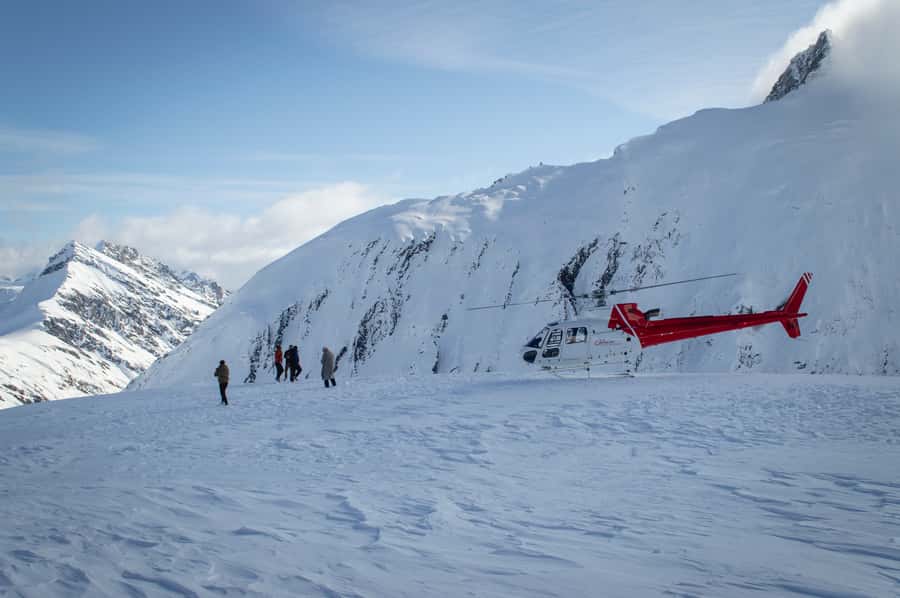 Glacier Explorer & Earnslaw Burn Helicopter Flight - Landing on the glacier, or choosing the next best site
