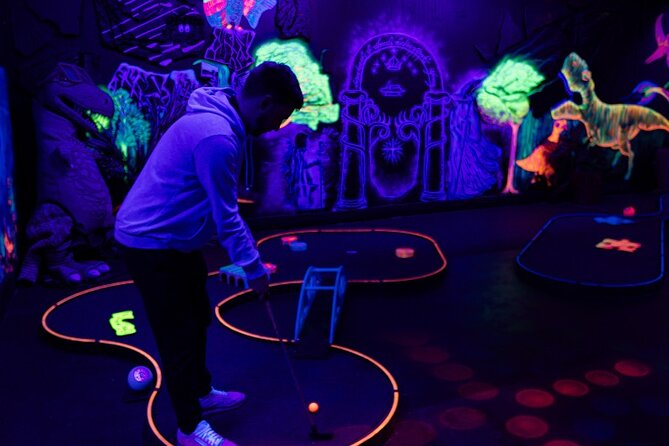 Glow in the Dark Mini Golf in Queenstown - A good fit for families, couples, and groups