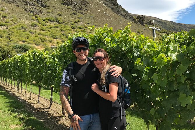 Guided eBike Wine Tour Ride to the Vines - Crossing Gibbston’s suspension bridges