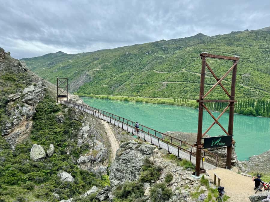 Lake Dunstan Trail eBike Adventure (inc Shuttle) - Clyde Bridge and the first 3.5 kilometres