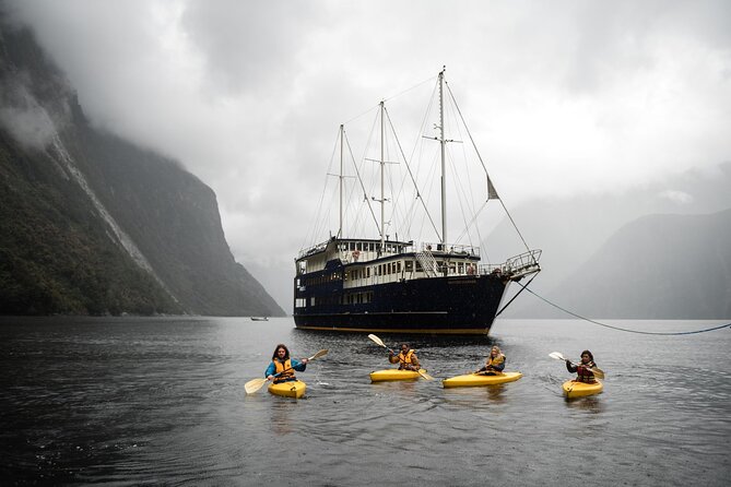 Milford Sound Mariner Overnight Cruise - Day 1: From Milford Wharf to Harrison Cove