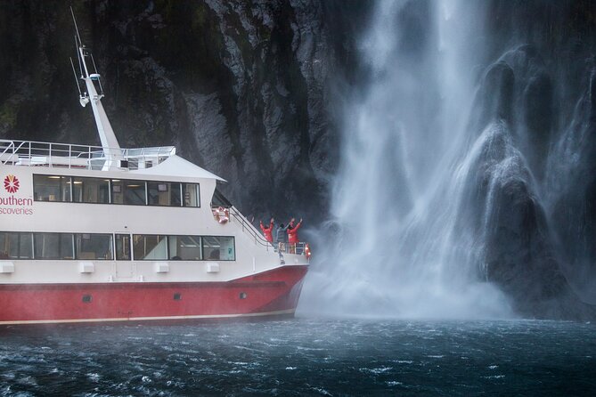 Milford Sound Nature Cruise with Southern Discoveries - Warm windows and open decks on the catamaran