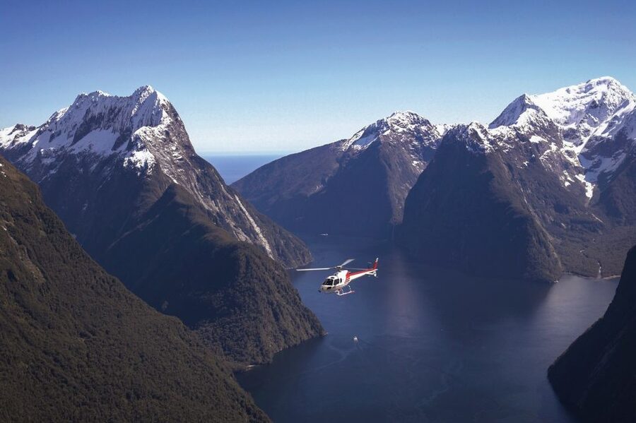 Milford Sound Scenic Helicopter Flight with Landing - Film locations and pilot commentary