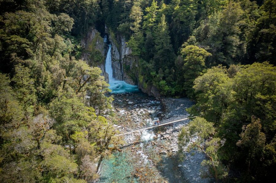 Milford Track: Full Day Guided Hike and Nature Cruise - Two hours beneath Mitre Peak