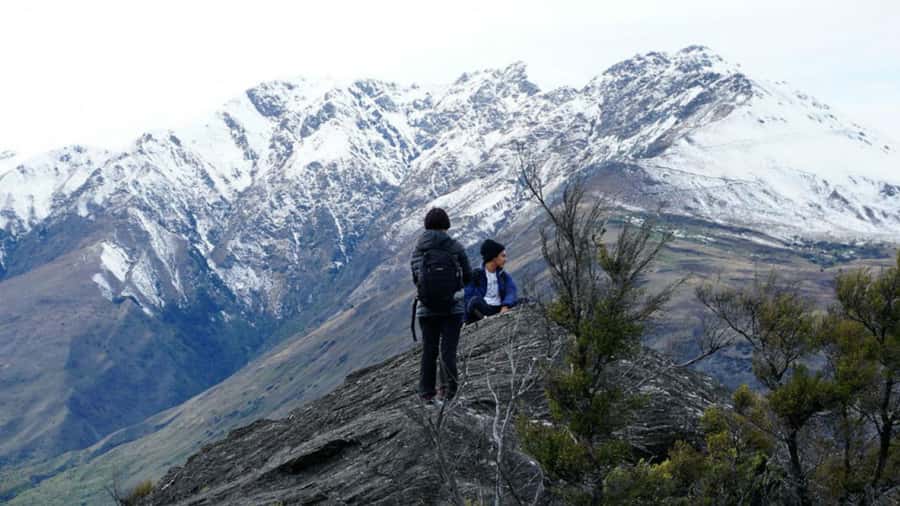 Mou Waho Island: 3-Hour Cruise and Guided Nature Walk - The hilltop lake and the lookout rock