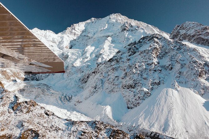 Mt. Cook Fly Explore Fly ex Queenstown by Glenorchy Air - Landing at Mount Cook Airport, not on a glacier