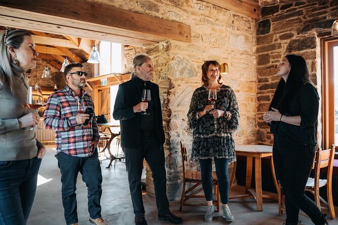 Private Central Otago Wine tasting Tour with Gourmet Lunch. - A cheese board at a boutique Gibbston vineyard