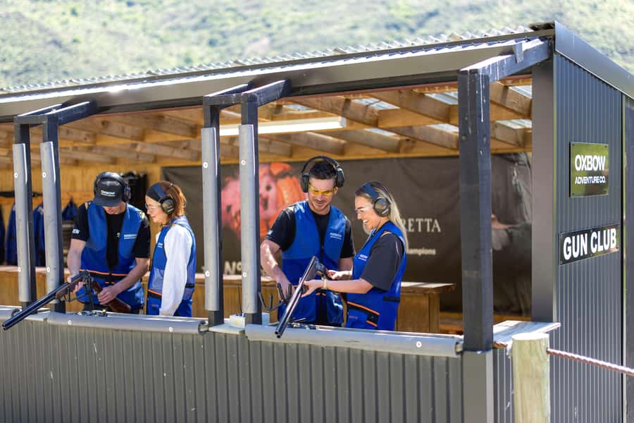 Queenstown: Clay Target Shooting Experience - Eight automatic throwers and six shooting positions