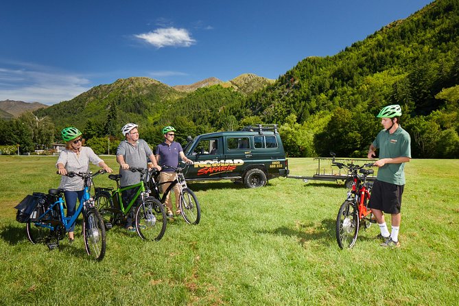 Queenstown Guided E-bike Wine Tour - Following the Gibbston River Trail