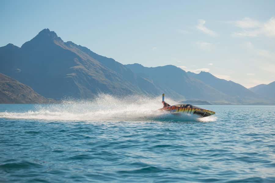 Queenstown: Hydro Attack Shark Ride - Below the lake at 40 kph