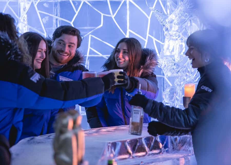 Queenstown: Ice Bar Entry with Warm Winter Gear and Drink - A bar made from nearly 30 tonnes of ice