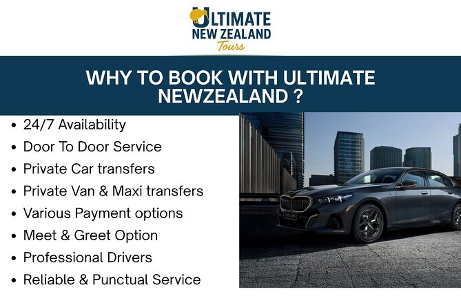 Queenstown International Airport To and From City Center Transfer - The small comforts that matter after a flight