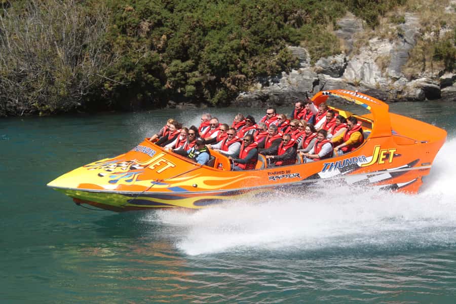 Queenstown: Jet Boat Adventure with Thunder Jet - The Kawarau River run
