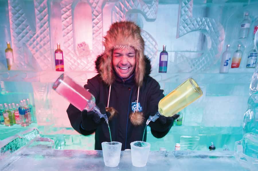 Queenstown: Minus 5 Ice Bar Experience with Drink Options - Entering a bar carved from 18 tonnes of ice