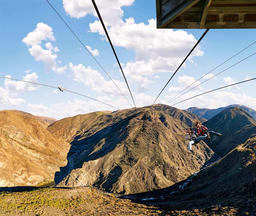 Queenstown: Nevis Canyon Swing - 70m Free-Fall! - Arriving at the Nevis Playground