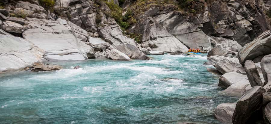 Queenstown: Shotover River Whitewater Rafting Trip - The ride into Skippers Canyon is an early thrill