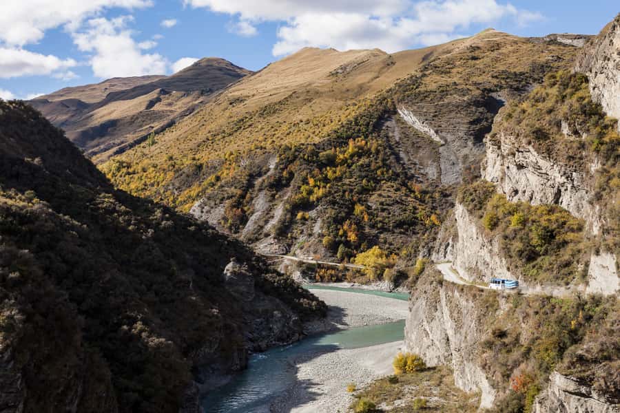 Queenstown: Shotover River Whitewater Rafting Trip - Calm water brings the scenery back into focus