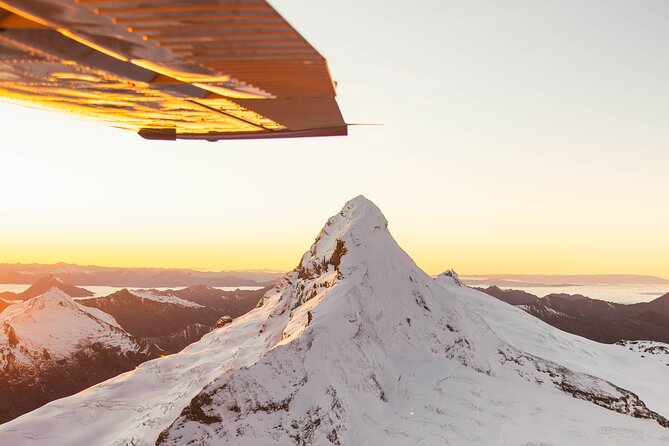 Queenstown Sunrise Glacier Scenic Flight by Glenorchy Air - Mt Aspiring at first light