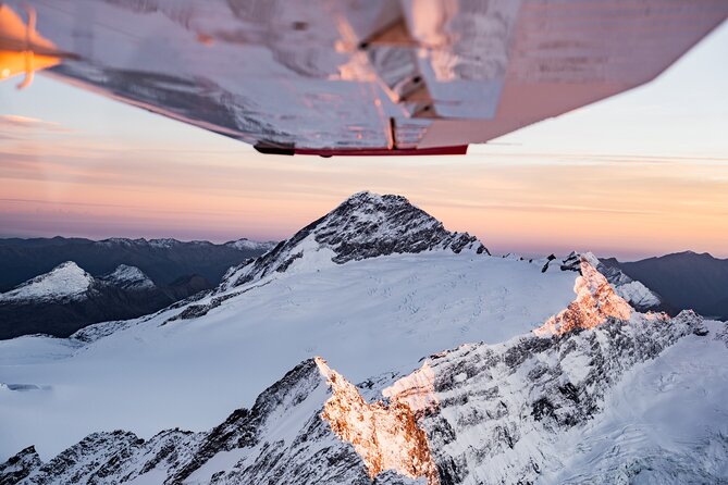 Queenstown Sunrise Glacier Scenic Flight by Glenorchy Air - Mt Aspiring National Park from the air