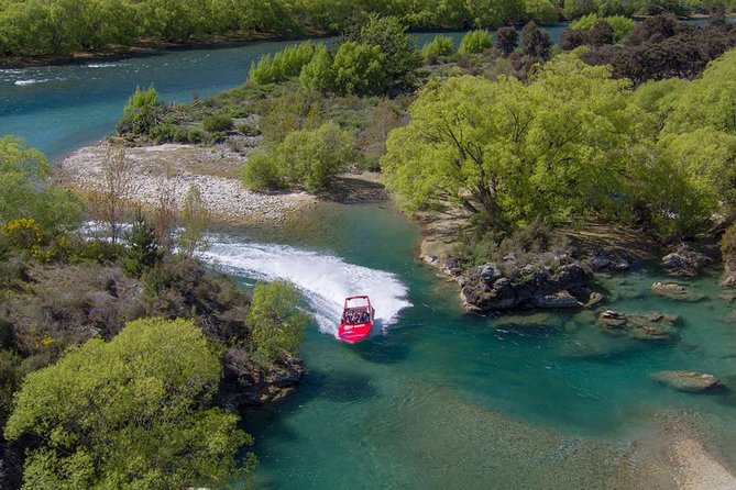 Siberia Experience:Fly-Hike-Jetboat:Wilderness Adventure:Wanaka - Racing back by jet boat