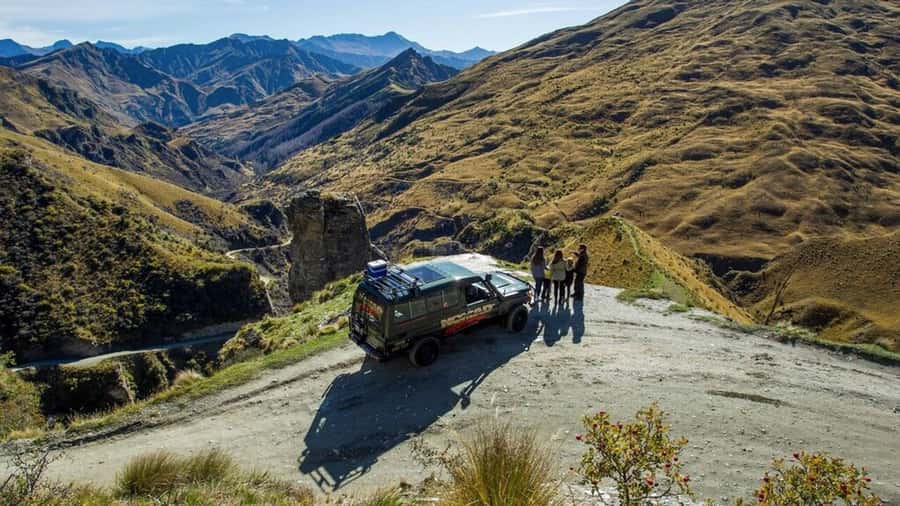 Skippers Canyon 4WD Heritage Tour from Queenstown - Lighthouse Rock and the wide Wakatipu views