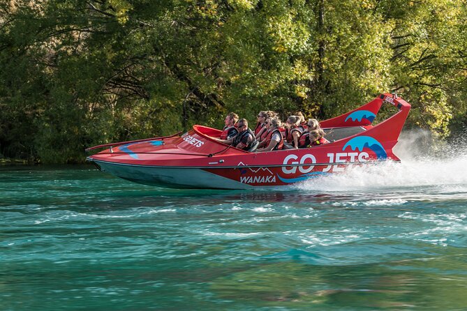 Small Group Jet Boat Adventure on the Clutha River from Wanaka - Photo stops and views toward the Southern Alps