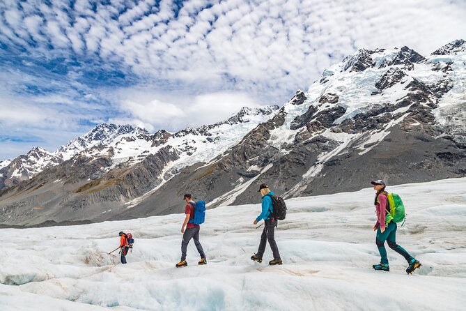 Tasman Glacier Heli-Hike Tour from Queenstown - Ice caves, blue ice, and a changing glacier