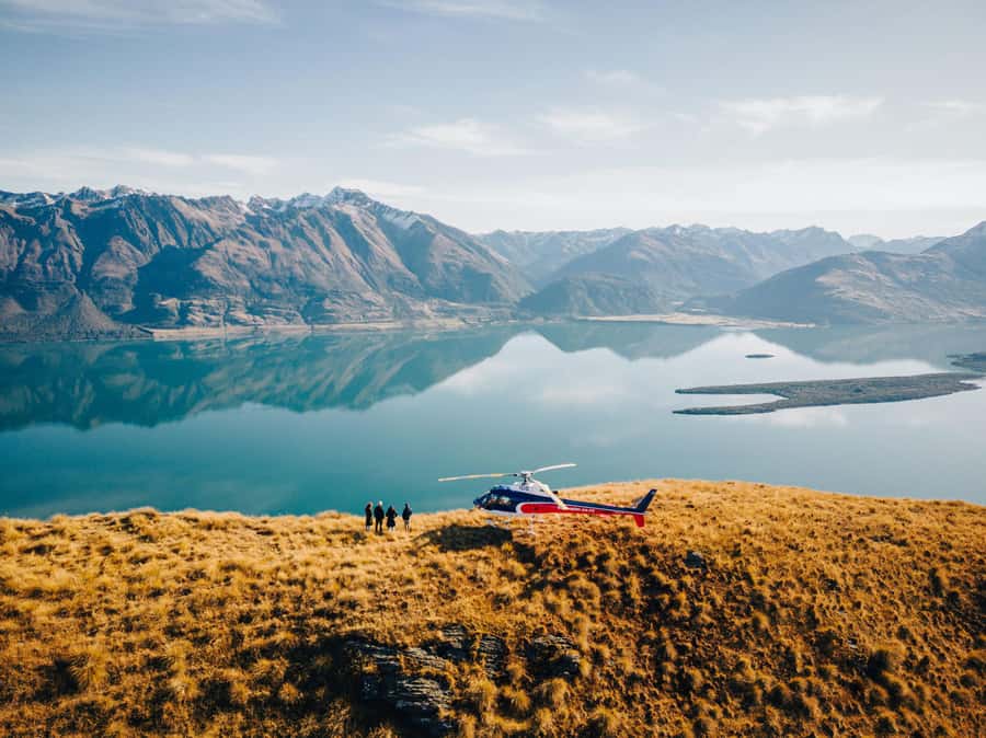 The Grand Circle 35-Minute Helicopter Tour & Alpine Landing - Coronet Peak and Queenstown from above