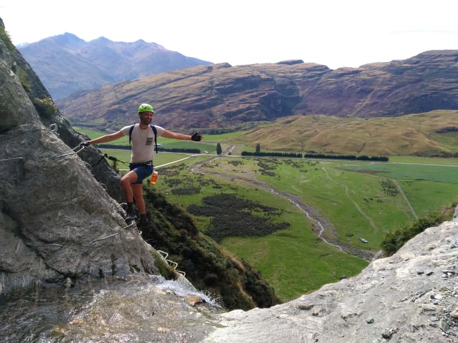 Wanaka: 4-Hour Intermediate Waterfall Cable Climb - Suspension bridges and the best photo stop