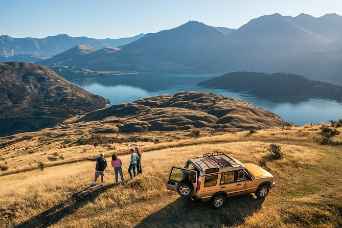 Wanaka 4x4 Explorer The Ultimate Lake and Mountain Adventure - Crossing Lake Wanaka toward Mt. Burke