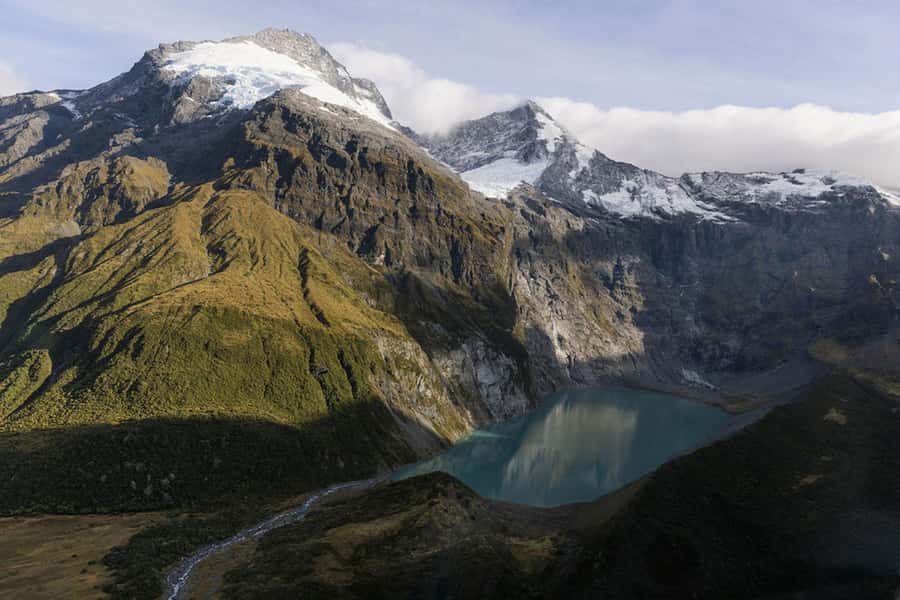 Wānaka: Heli Siberia - Helicopter Flight, Hike & Jet Boat - Taking off over the Wilkin and Makarora rivers
