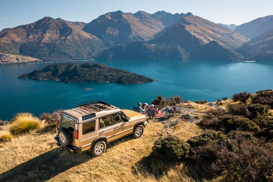 Wanaka: Mount Burke 4x4 Explorer and Boat Tour - The Mount Burke viewpoint