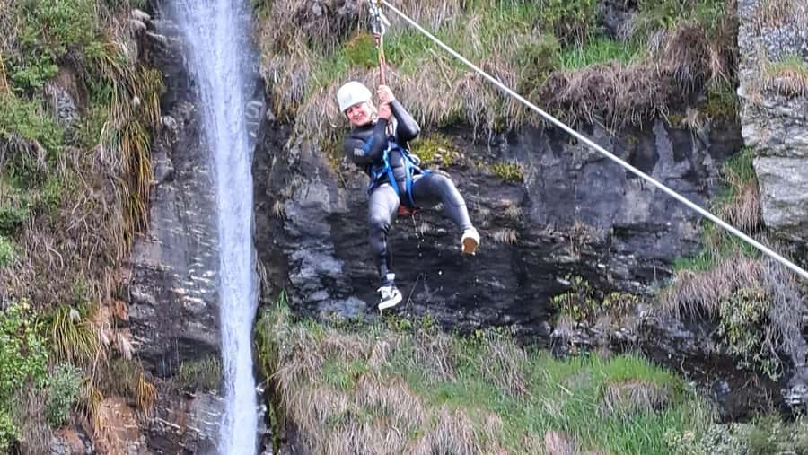 Wanaka: Waterfall Climb and Canyon Tour - Fitness, height, and age requirements