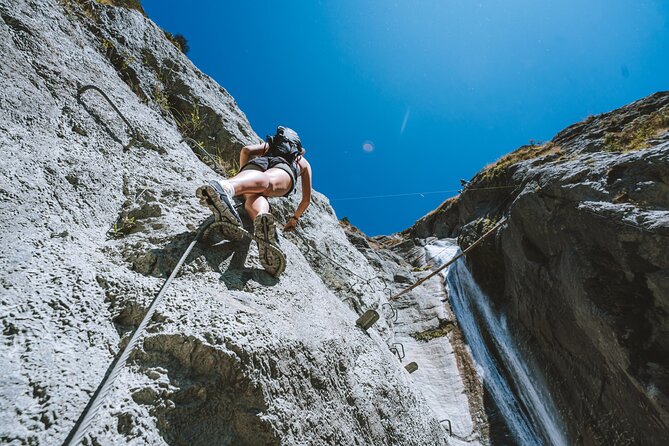 Wildwire Wanaka- Level 2 (4 Hours) - Climbing above Twin Falls near Wānaka